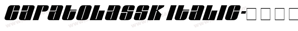 CapatolaSSK Italic字体转换